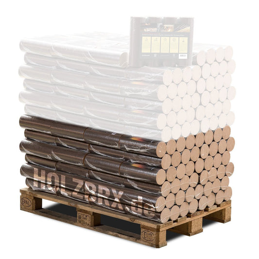 Buchenholzbriketts 480kg Palette – POLLMEIER Premium Plus