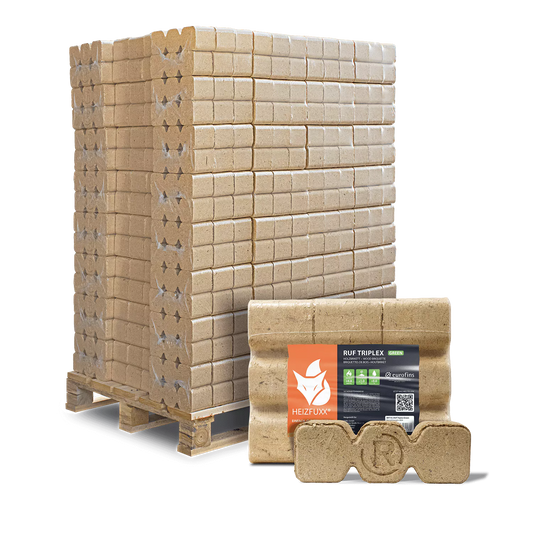 Holzbriketts RUF Triplex Green 96 x 10 kg