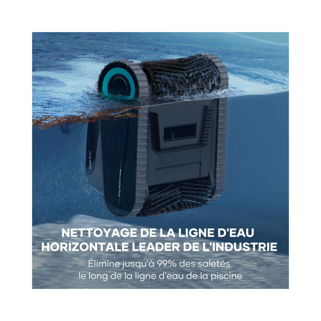 Nettoyeur de piscine sans fil Aiper Scuba S1 Pro – Autonomie renforcée