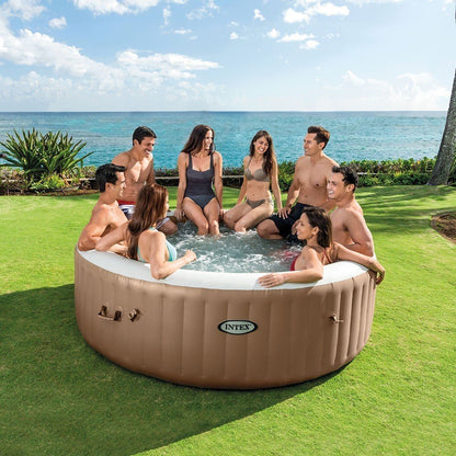 Spa gonflable INTEX Sahara 8 places avec couverture thermique – Offre destockage