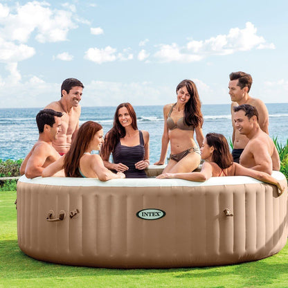 Spa gonflable INTEX Sahara 8 places avec couverture thermique – Offre destockage