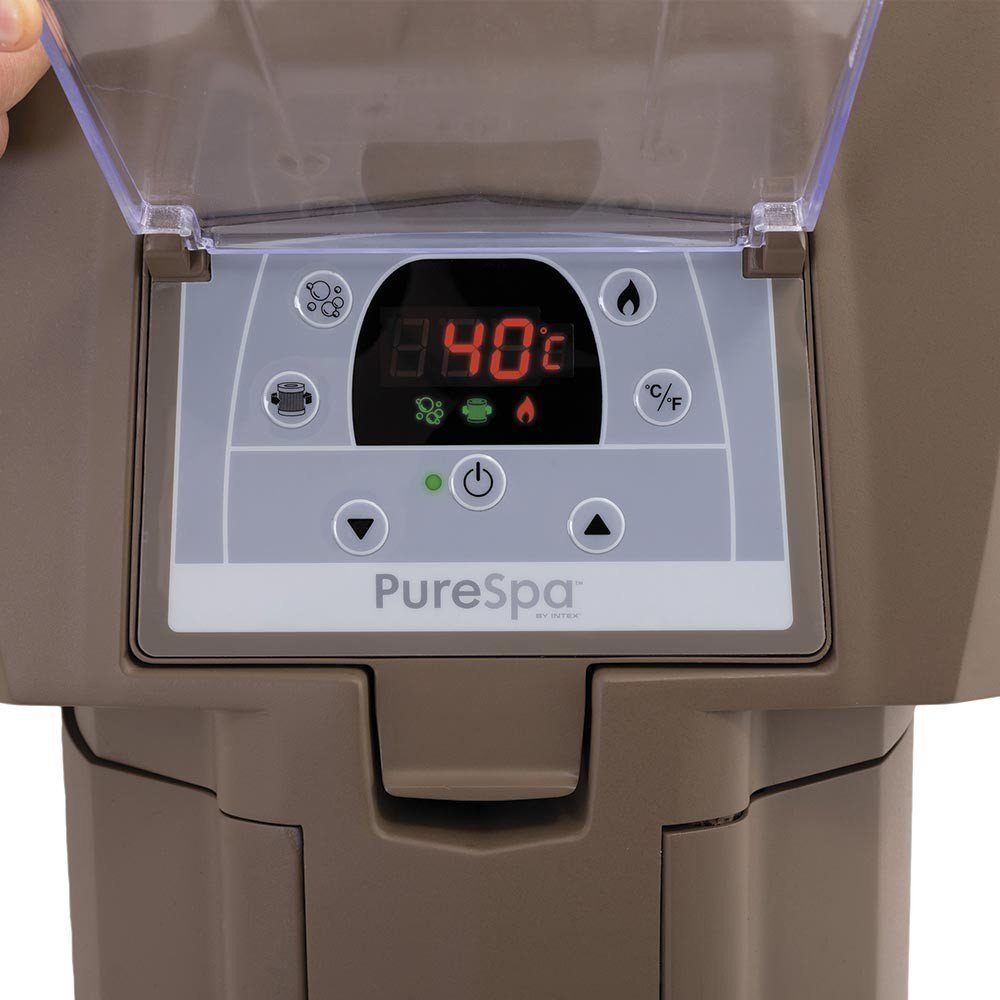 Spa gonflable INTEX Sahara 4 places avec couverture thermique – Offre déstockage