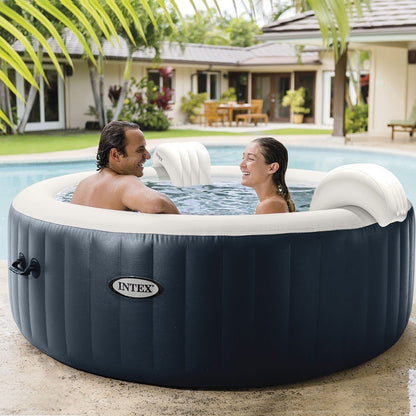 Spa gonflable INTEX Blue Navy 4 places avec couverture thermique – Offre limitée
