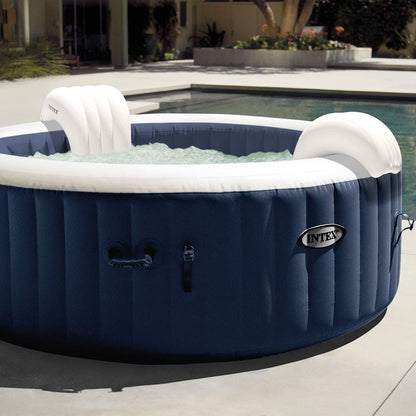 Spa gonflable INTEX Blue Navy 4 places avec couverture thermique – Offre limitée