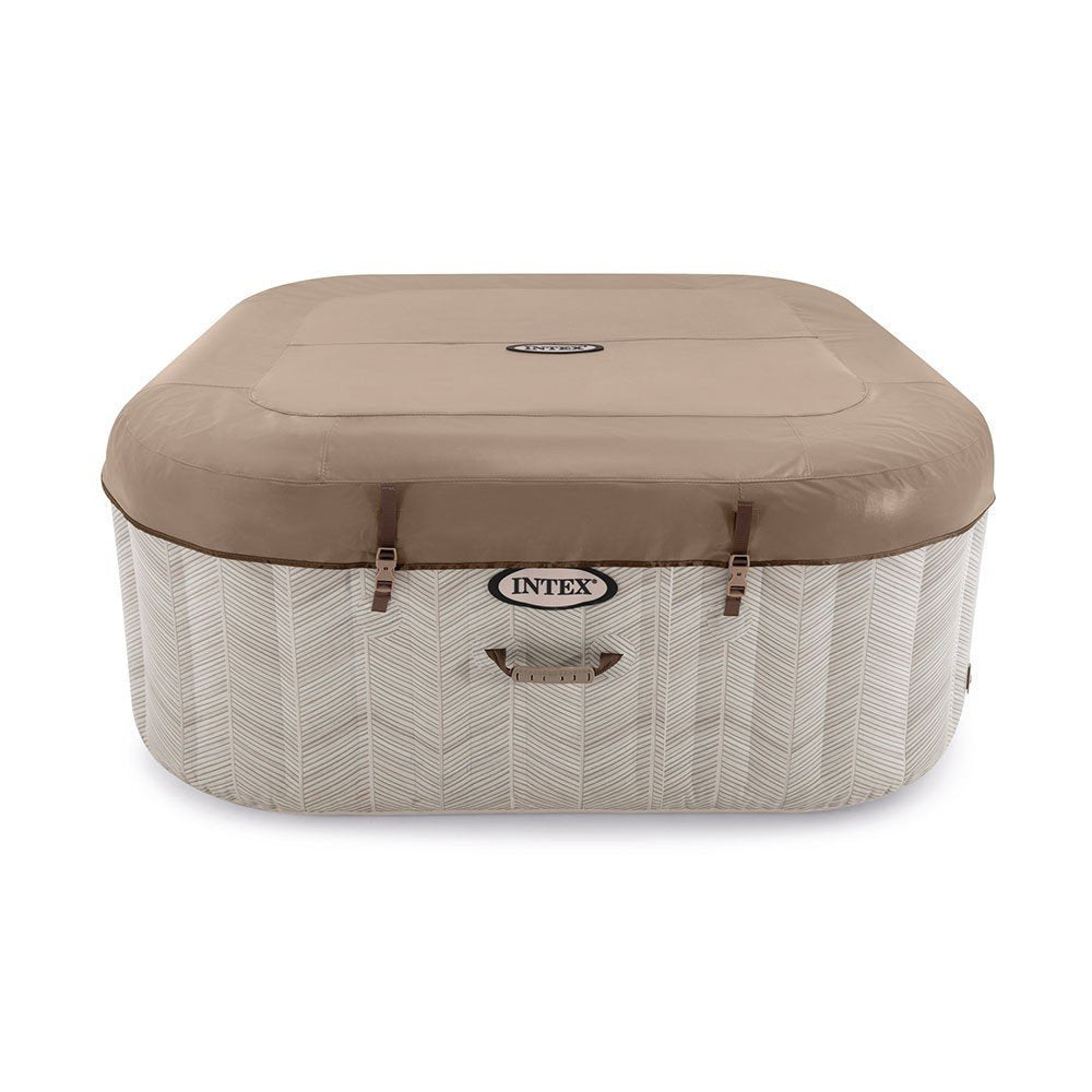 Spa gonflable INTEX Chevron 4 places avec couverture thermique – Prix spécial destockage