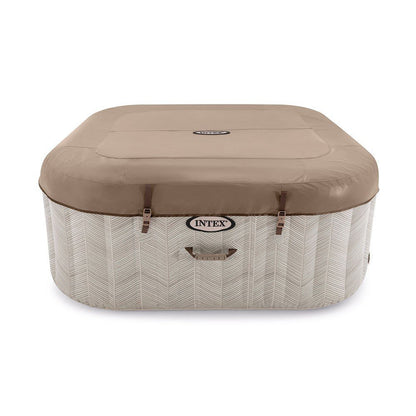 Spa gonflable INTEX Chevron 4 places avec couverture thermique – Prix spécial destockage