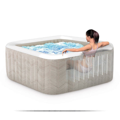 Spa gonflable INTEX Chevron 4 places avec couverture thermique – Prix spécial destockage