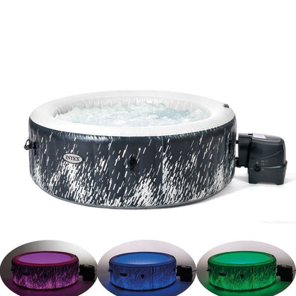 Spa gonflable INTEX Galaxie 4 places avec couverture thermique incluse