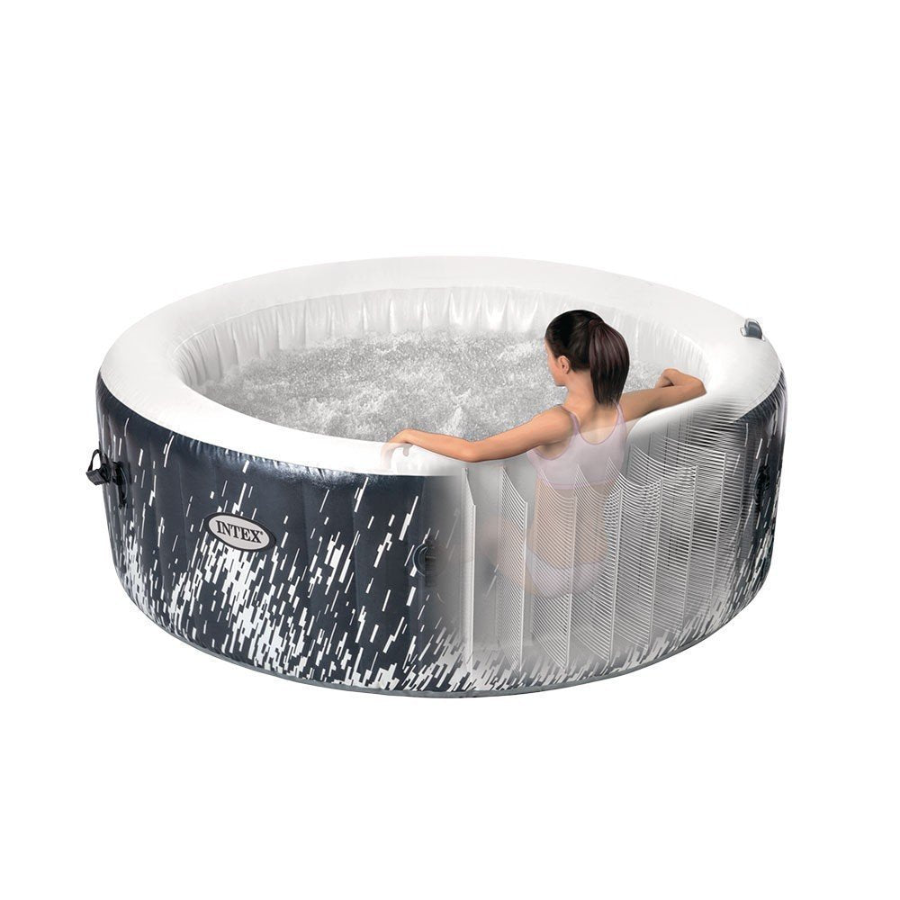 Spa gonflable INTEX Galaxie 4 places avec couverture thermique incluse