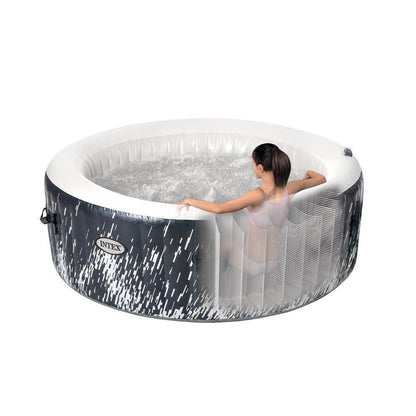 Spa gonflable INTEX Galaxie 4 places avec couverture thermique incluse