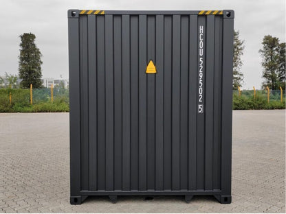 40 Fuß High Cube Container, schwarzgrau