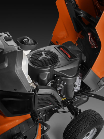 HUSQVARNA TC 242 T mit Schneeschild 120Plus & Gartentraktoren Anhänger 275