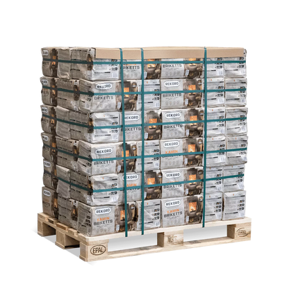 Braunkohlebriketts 90 x 10 kg