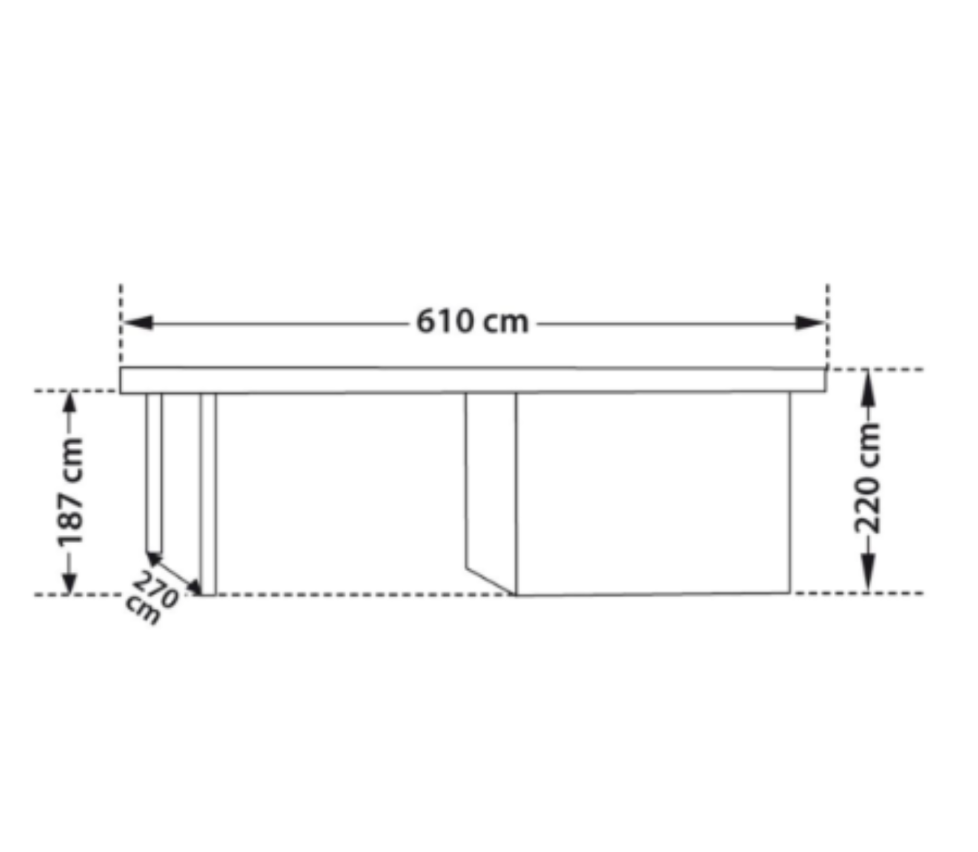 Abri de jardin toit plat en bois avec auvent – Design moderne et pratique