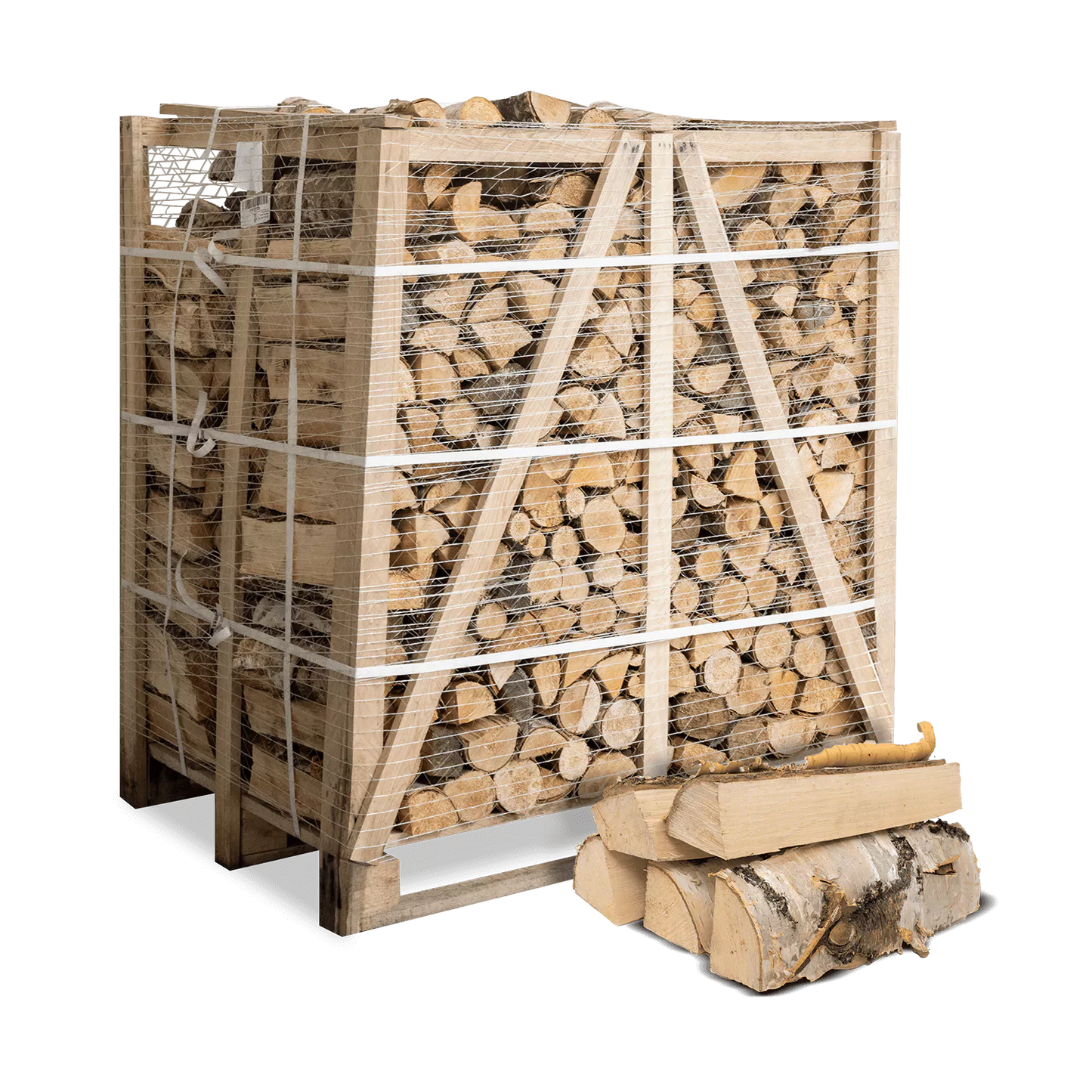 Brennholz Brennholz Birke 1 RM 500 kg ( Scheitlänge 33 cm )