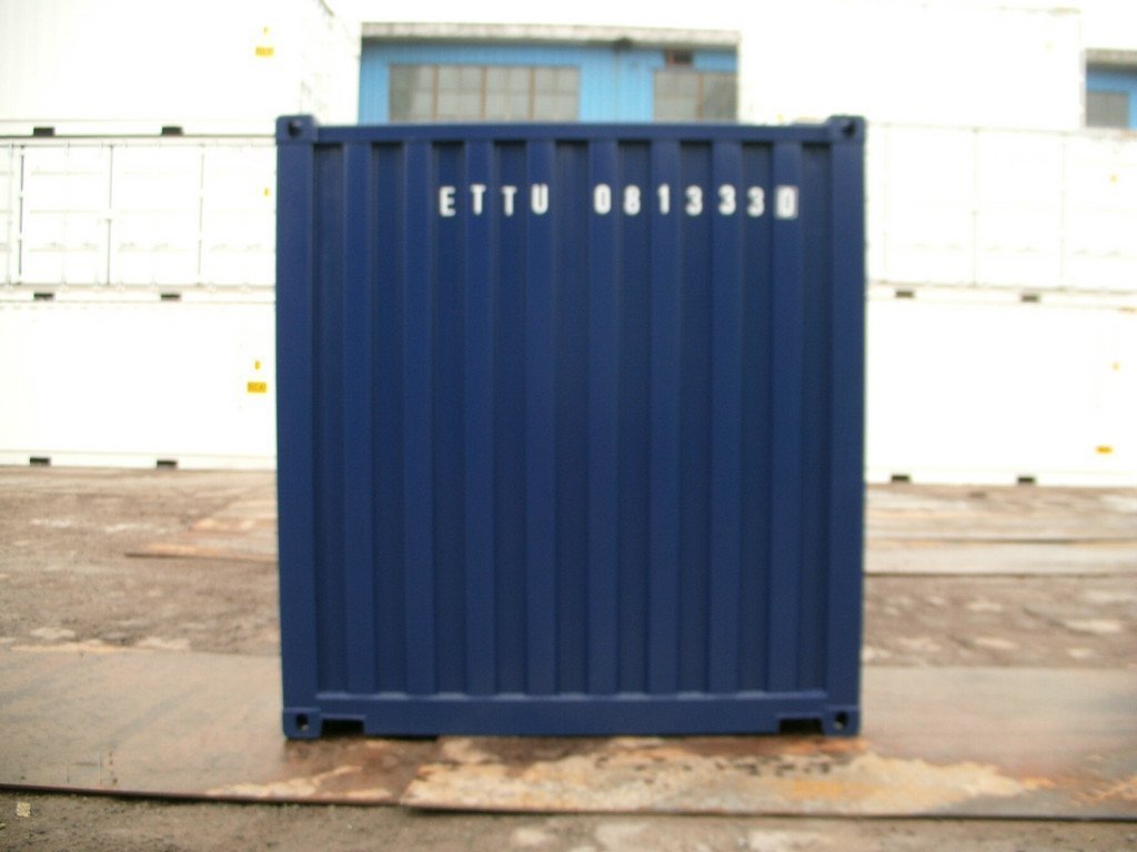 20 Fuß Container, kobaltblau
