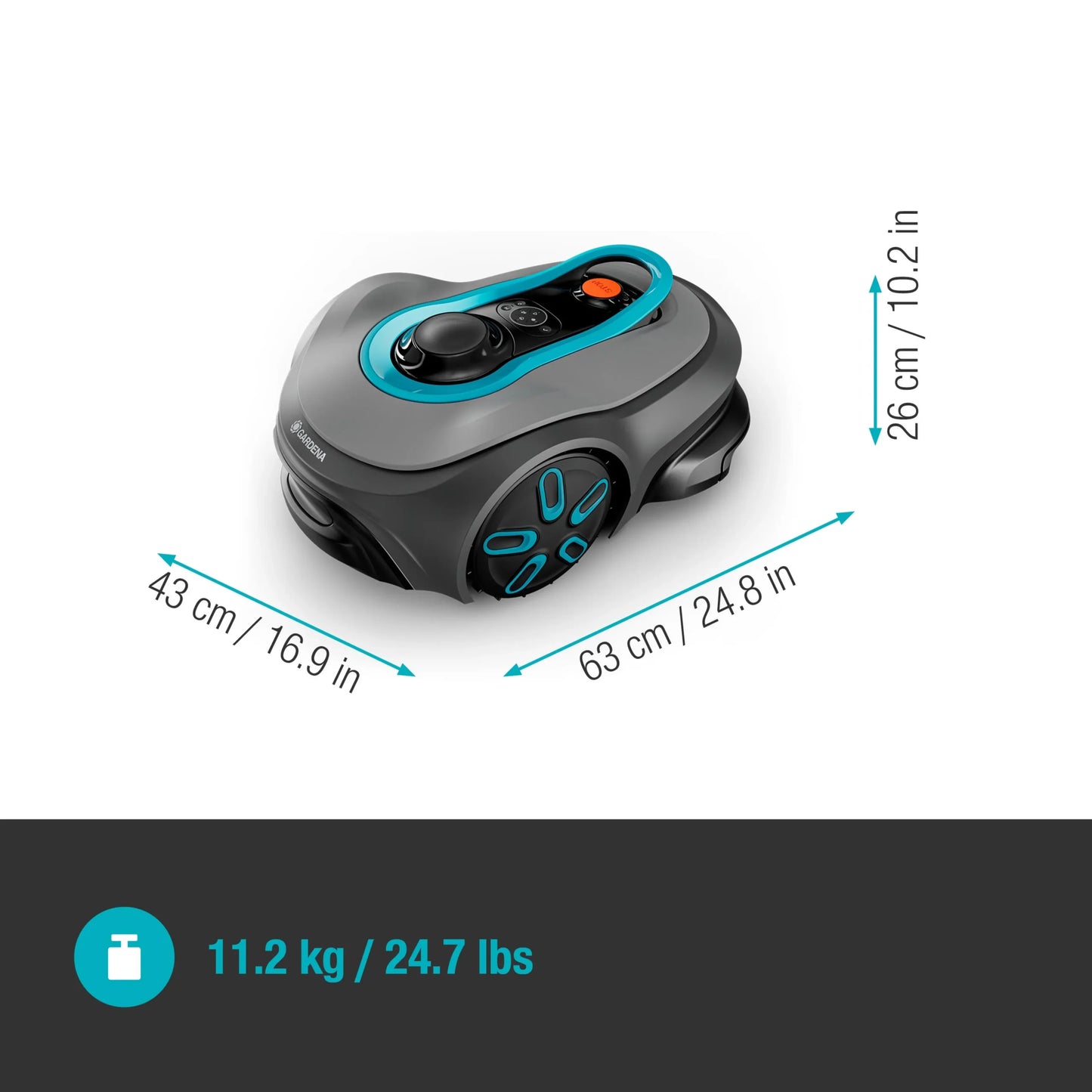 Gardena Mähroboter smart SILENO max 800 m² + gratis Zwischenstecker