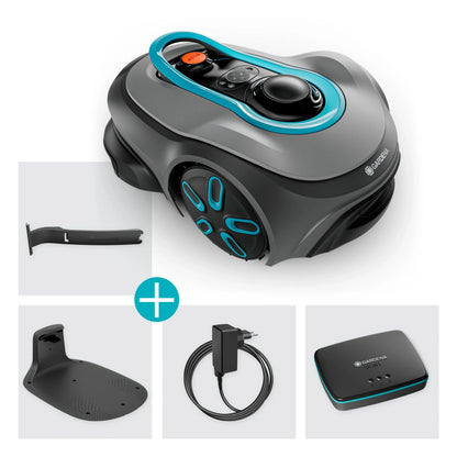 Gardena Mähroboter smart SILENO max 1.200 m² + gratis Zwischenstecker