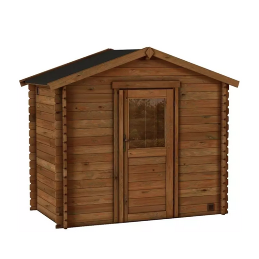 Chalet de jardin en bois traité 4,2 m² – Abri premium à prix direct fabricant