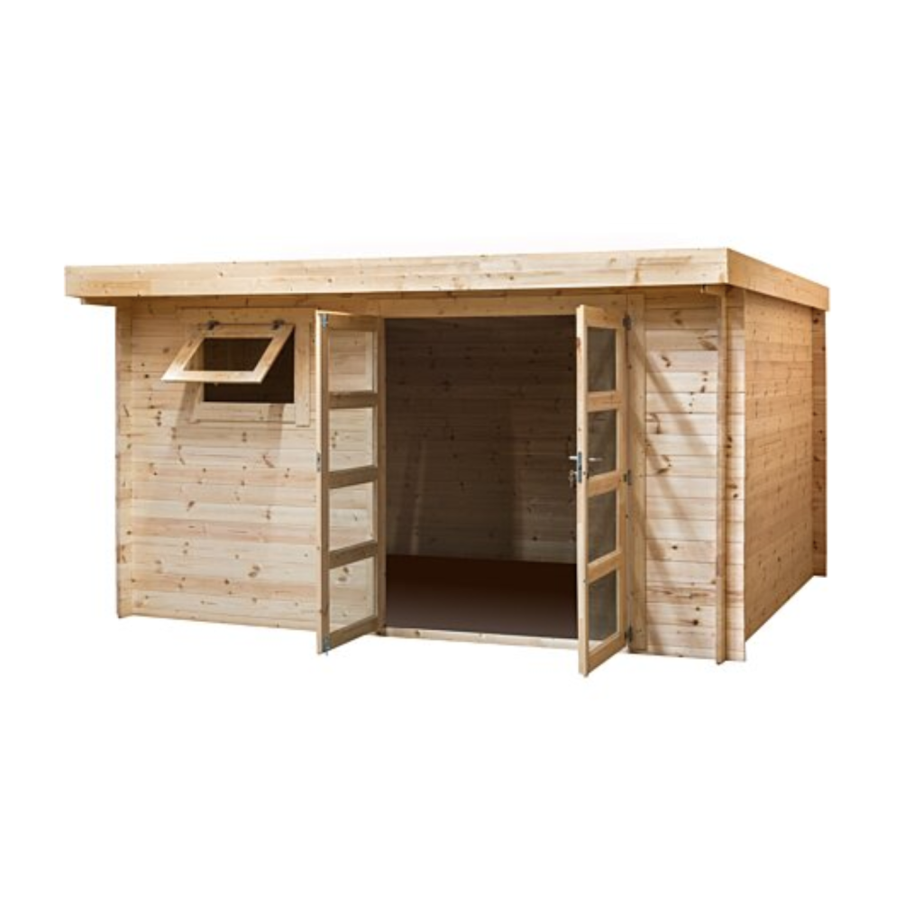 Abri de jardin bois moderne 13 m² – Qualité premium à prix direct fabricant