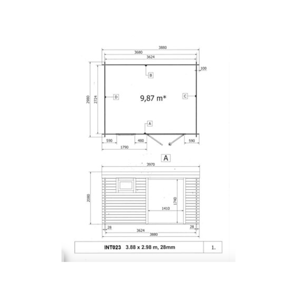 Abri de jardin bois moderne 13 m² – Qualité premium à prix direct fabricant