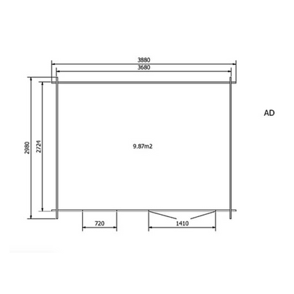 Abri de jardin bois moderne 13 m² – Qualité premium à prix direct fabricant