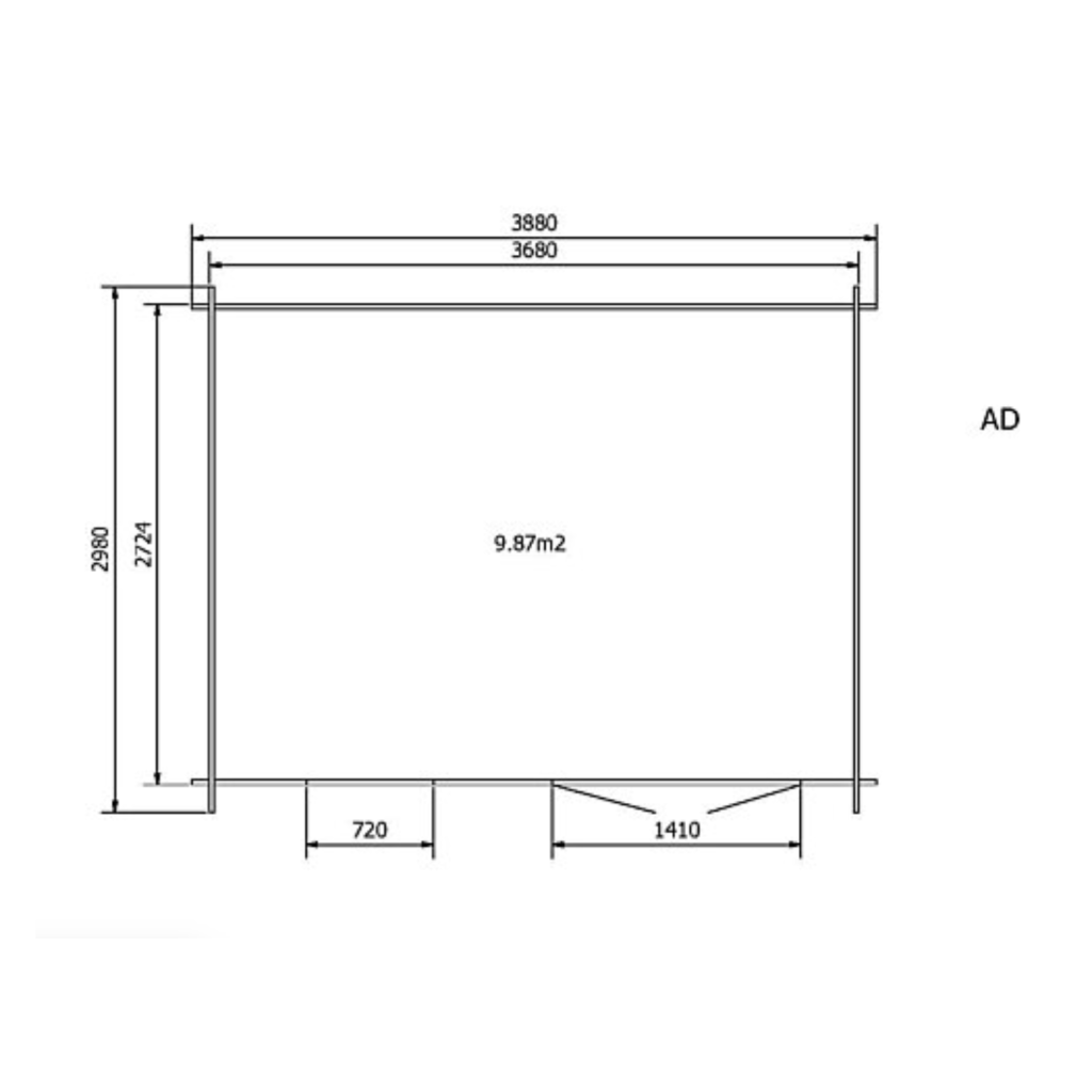 Abri de jardin bois moderne 13 m² – Qualité premium à prix direct fabricant