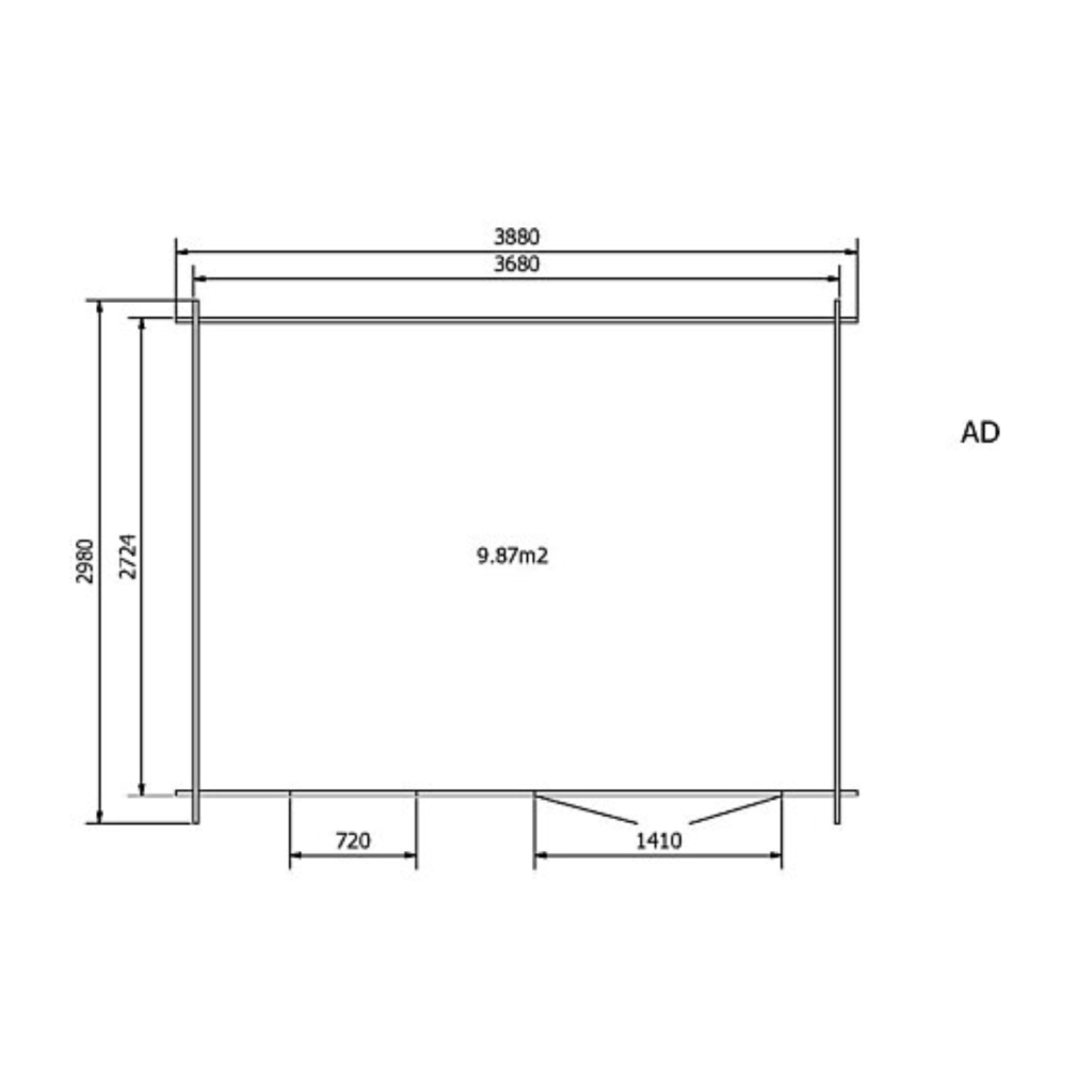 Abri de jardin bois moderne 13 m² – Qualité premium à prix direct fabricant