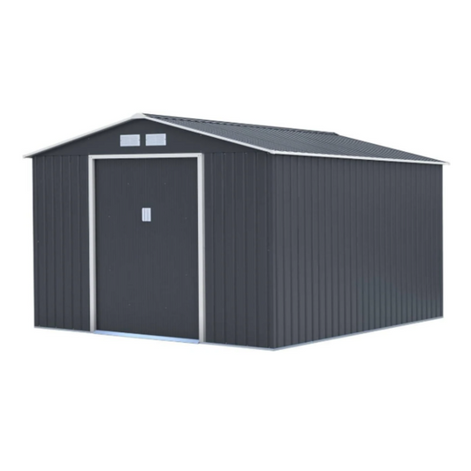 Abri de jardin métallique 9,7 m² – Robuste et économique prix usine
